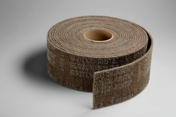 3M Scotch-Brite Rollo de lijado 93133 - 4 pulg. x 30 pies - Óxido de aluminio - Grueso