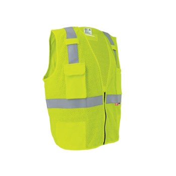 Global Glove Frog Wear Chaleco de seguridad GLO-022FR-L - tamaño Grande - Amarillo/verde - ANSI clase 2 - 29095