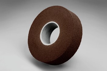 3M Scotch-Brite Carburo de silicio Mediano Rueda de desbaste - Muy áspero grado - Accesorio Eje - Diámetro 14 pulg. - Agujero Central 3 pulg. - Grosor 4 pulg. - 15698