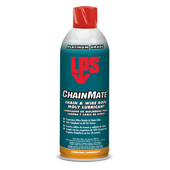 LPS ChainMate Negro Lubricante penetrante - 11 oz Lata de aerosol - 02416