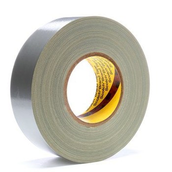 3M Scotch 393 Plateado Cinta para ductos - 48 mm Anchura x 60 yd Longitud - 12 mil Espesor - 03027