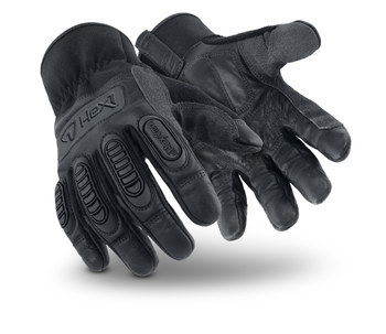 HexArmor Hex1 2125 Negro 7 Piel de cabra Piel de cabra Piel de cabra Corte y Cosido Guantes de trabajo - 2125-blk sz 7