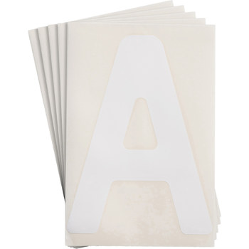 Imágen de Brady Toughstripe Blanco Interior Poliéster Carta 121692 Etiqueta en forma de letra (Imagen principal del producto)