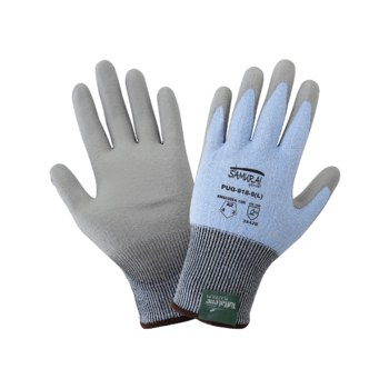 Global Glove Samurai Glove PUG-918 Celeste 2X-Pequeño Tuffalene UHMWPE Guantes resistentes a cortes - 816679-01595