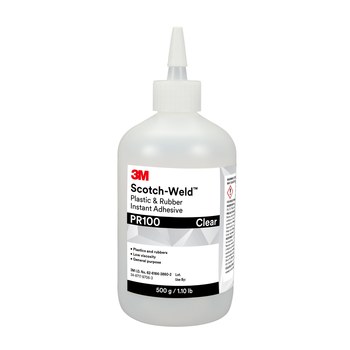 3M Scotch-Weld PR100 Adhesivo de cianoacrilato Transparente Líquido 1 lb Botella PR100 - 25213