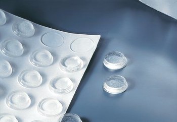 3M Bumpon SJ5344 Transparente Parachoques/espaciador - 0.75 pulg. Anchura - 0.16 pulg. Altura - 84194
