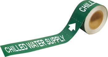 Imágen de Brady Pipe Markers-To-Go Blanco sobre verde Plástico 20409 Marcador de tubería autoadhesivo (Imagen principal del producto)