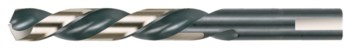 Cle-Line 1875L Heavy-Duty Taladro de Jobber - Corte de mano izquierda - Punta Dividir 135° - Acabado Negro Y Oro - Longitud Total 4.25 pulg. - Flauta Espiral - Acero de alta velocidad - Vástago Recta w/3 facetas - C23707