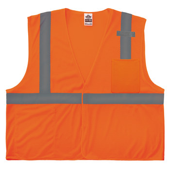 Ergodyne Glowear 8210HL Chaleco de alta visibilidad 21019 - tamaño 4EG/5EG - Poliéster - Naranja de alta visibilidad - ANSI clase 2