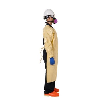 DuPont Tychem 6000 SFR Manipulación de sustancias químicas Bata delantal FS275TLT4X001200 - tamaño 4XG