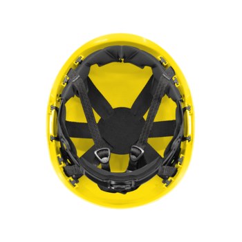 Bullhead Safety Clase C Casco HH-CH1-Y - 6 puntos Trinquete suspensión - Amarillo - 29332