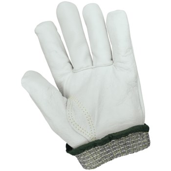 Global Glove Aralene CR3200 Blanco 2XG Aralene/cuero Grano Cuero vacuno Guantes resistentes a cortes - cr3200 2xl