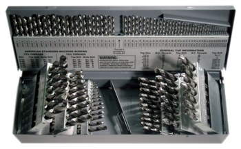 Imágen de Cle-Line 1898 118° Corte de mano derecha Acero de alta velocidad Juego de taladro de longitud Jobber C21126 (Imagen principal del producto)