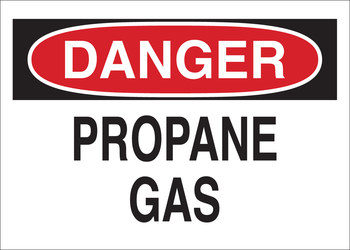 Imágen de Brady B-120 Poliéster reforzado con fibra de vidrio Rectángulo Blanco Inglés Cartel de material inflamable 131830 (Imagen principal del producto)