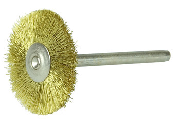 Weiler 26016 Cepillo de rueda - Rizado Latón cerda