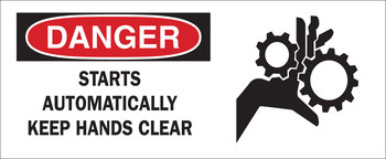 Imágen de Brady B-120 Poliéster reforzado con fibra de vidrio Rectángulo Blanco Inglés Cartel de seguridad del equipo 69504 (Imagen principal del producto)