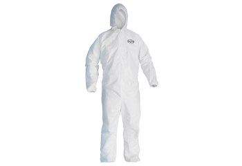 Imágen de Kimberly-Clark A45 Blanco 5XG/6XG Laminado de película microporosa Overoles desechables para trabajo y uso general (Imagen principal del producto)