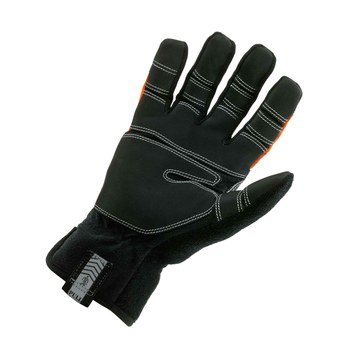 Ergodyne Proflex 875 Naranja de alta visibilidad Pequeño PVC/Cuero sintético/Felpa PVC/Cuero sintético/Felpa Guantes de trabajo - 720476-16402