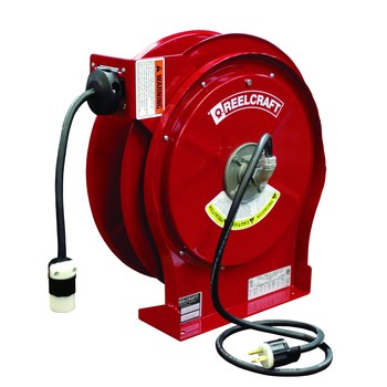 Imagen de Reelcraft Industries L 5550 123 3 Serie L 50 pies Rojo Acero Carrete de cable (Imagen principal del producto)
