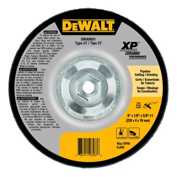Imágen de DEWALT Rueda de corte 26583 (Imagen principal del producto)