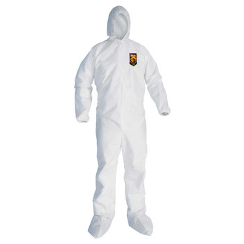 Ansell Kleenguard Overoles desechables para trabajo y uso general A10 10615 - tamaño 4XG - Blanco