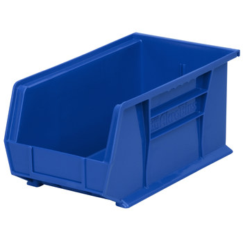 Imagen de Akro-mils Akrobin 60 lb Azul Polímero de grado industrial Colgado/Apilado Contenedor de almacenamiento (Imagen principal del producto)