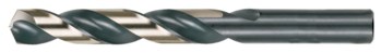 Cle-Force 1604 Heavy-Duty Taladro de Jobber - Corte de mano derecha - Punta Dividir 135° - Acabado Negro Y Oro - Longitud Total 5 pulg. - Flauta Espiral - Acero de alta velocidad - Vástago Recto - C69062