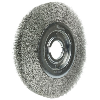 Weiler 06530 Cepillo de rueda - Rizado Acero inoxidable cerda