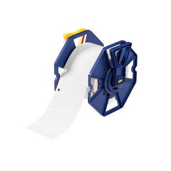 Imágen de Brady Blanco Poliéster J-374-2551 Rollo de etiquetas para impresora de transferencia térmica troquelado (Imagen principal del producto)