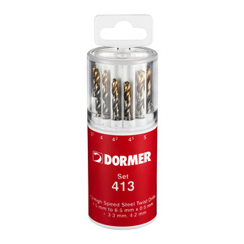 Imágen de Dormer 118° Corte de mano derecha Acero de alta velocidad A094 Juego de taladro Jobber 6610302 (Imagen principal del producto)