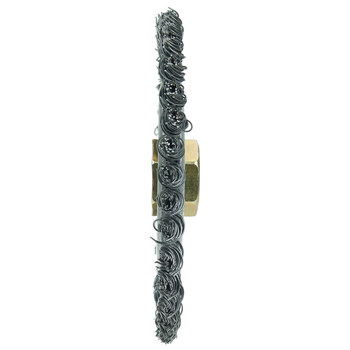 Weiler Roughneck 08756 Cepillo de rueda - Anudado - Circular trenzado Acero cerda