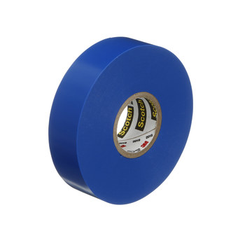 3M Scotch 35-BLUE-3/4 Blue PVC Insulating Tape - 3/4 in x 66 ft - 0.75 in Wide - 7 mil Thick - 10836