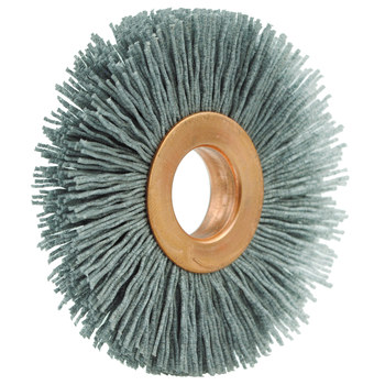 Weiler Nylox 29356 Cepillo de rueda - Rizado redondo Nailon cerda