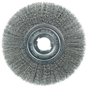 Weiler 01179 Cepillo de rueda - Rizado Acero cerda