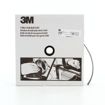 3M Rollo 19792 - 1 pulg. x 50 yd - Óxido de aluminio - P80 - Mediano