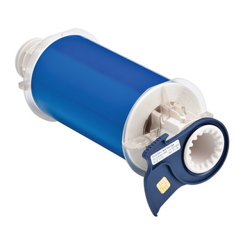 Imágen de Brady Azul Vinilo Transferencia térmica 13602 Rollo de etiquetas para impresora de transferencia térmica continua (Imagen principal del producto)