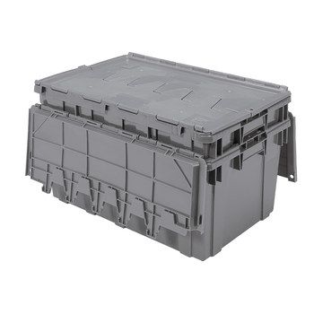 Imagen de Akro-mils 39160 Keepbox 16.83 gal 100 lb Gris Polímero de grado industrial Contenedor de tapa adjunto (Imagen principal del producto)