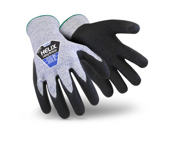 Imágen de HexArmor Helix 2000 Azul/Negro 10 Fibra de vidrio/HPPE Recubrimiento sin costuras Guantes resistentes a cortes (Imagen principal del producto)