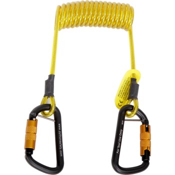 Imágen de DBI-SALA Fall Protection for Tools Hook2Hook 1500063 Amarillo Bobina de acero recubierta de vinilo Amarre de herramienta (Imagen principal del producto)