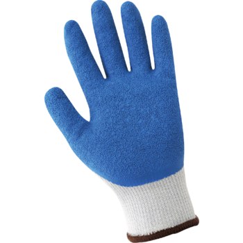 Global Glove Gripster 300 Azul/Gris 9 Algodón/Poliéster Guantes de trabajo - acabado Áspero - global 300 lg