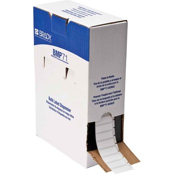 Imágen de Brady CleanLift Blanco Vinilo Transferencia térmica BM-29-498 Etiquetas reposicionables para impresora (Imagen principal del producto)