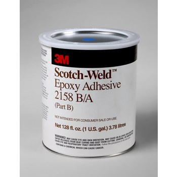 3M Scotch-Weld 2216 Translúcido Adhesivo epoxi - Base y acelerador (B/A) - 1 gal Kit - 20856