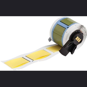 Imágen de Brady PermaSleeve Amarillo Transferencia térmica M6-1000-1-342-YL Etiquetas termorretráctiles para cables y alambres (Imagen principal del producto)
