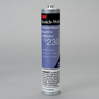 3M Scotch-Weld TS230 Negro Adhesivo de poliuretano - Sólido 0.1 gal Cartucho - 25166