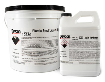 Devcon Rellenador Gris Líquido 25 lb - 10230