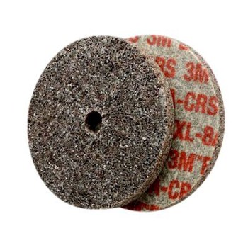 3M Scotch-Brite Unificado Óxido de aluminio Mediano Rueda de desbaste - Grueso grado - Accesorio Eje - Diámetro 2 pulg. - Agujero Central 1/4 pulg. - Grosor 1 pulg. - 92833
