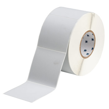 Imágen de Brady Plateado Poliéster Transferencia térmica THT-161-486-1 Rollo de etiquetas para impresora de transferencia térmica troquelado (Imagen principal del producto)