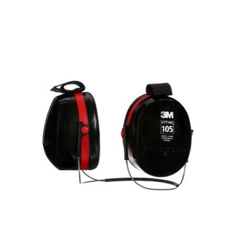 3M Peltor Optime H10B Orejeras de protección 08102 - 29 dB - Negro/Rojo