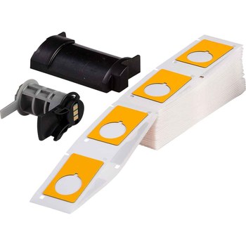 Imágen de Brady Amarillo Poliéster Transferencia térmica M6-168-593-YL Etiquetas para impresora con panel en relieve (Imagen principal del producto)