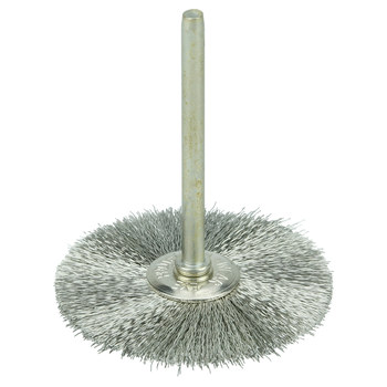 Weiler 26294 Cepillo de rueda - Rizado Acero inoxidable cerda